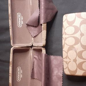 Coach glasses case